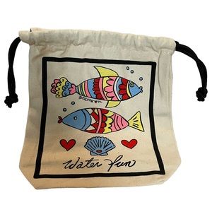 Brighton Sea Breeze Limited Edition Water Fun Fish Synched Top 100% Cotton Bag